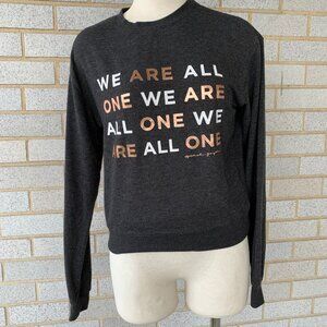 ORIGINAL SIGNATURE GRAY TOP SIZE S LONG SLEEVE 47% POLYESTER 47% VISCOSE 6% SPAN